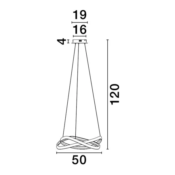 LUCES EXCLUSIVAS LE43553 ACAPA lampa wisząca