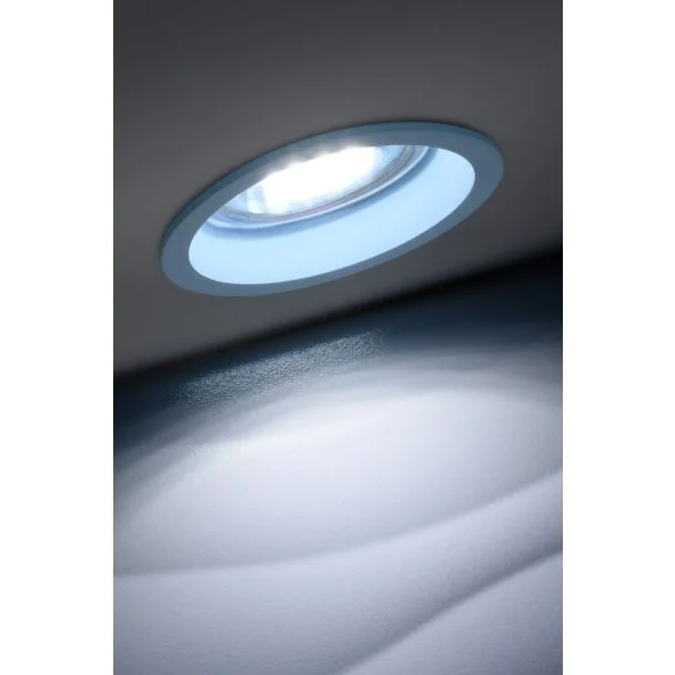 CANDELLUX 2268736 SA-12 BL GU10 MAX 35W 230V oczko sufitowe lampa sufitowa kolor niebieski aluminiowa