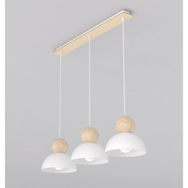 EMIBIG 1677/3 KAKI 3 WHITE LAMPA WISZĄCA