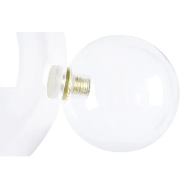 King Home XCW9148-1B Kinkiet CAPRI WALL 6 złoty - 60 LED, aluminium, szkło