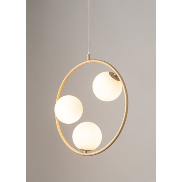 SIGMA 33415 AQUA 3 lampa wisząca złota