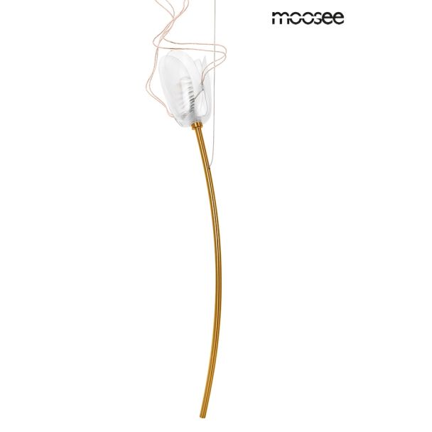 MOOSEE MSE1501100171 lampa wisząca TULIPPE 14 DISC złota