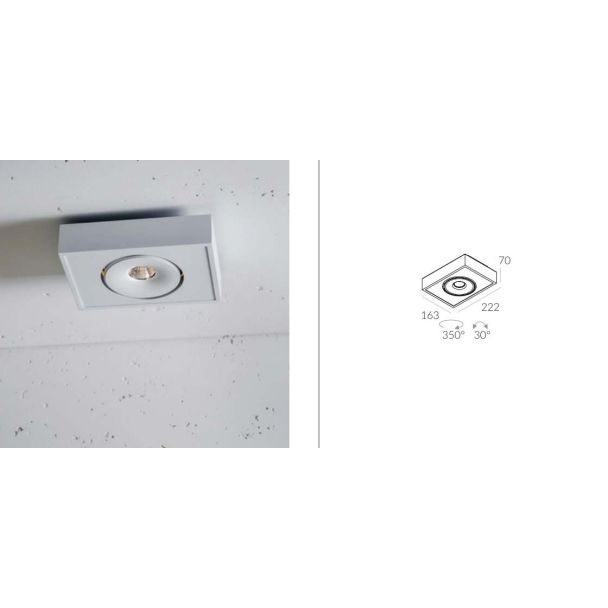 LABRA 3.0725 LAVA 1 NT edge.LED 1x 6.5W On-Off