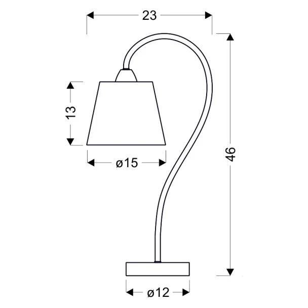 CANDELLUX 41-70760 LUK LAMPA GABINETOWA 1X40W E14 CHROM