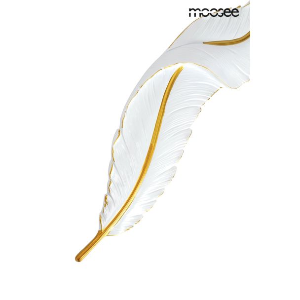 MOOSEE MSE010100387 MOOSEE lampa ścienna IKAR 80 biała / złota
