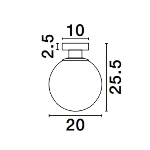 LUCES EXCLUSIVAS LE43653 BAJUCU lampa sufitowa