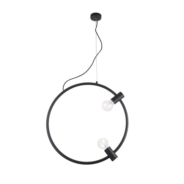 AZZARDO AZ3353 ORSOLA BLACK DECORATIVE PENDANT BLACK