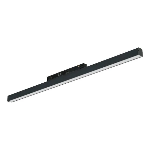 AZZARDO AZ6238 ALFA SAGA TRACK MAGNETIC 2LINE 36W CCT SWITCH DIM BK