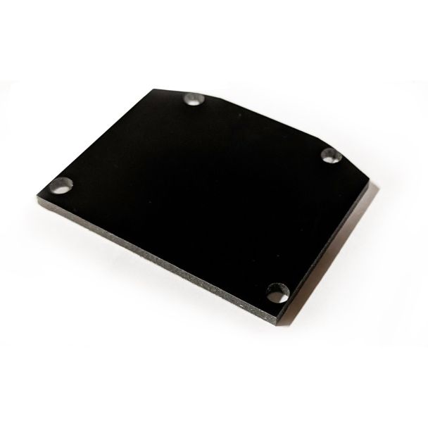AZZARDO AZ5841 ALFA TRACK MAGNETIC STRETCH END CAP BK
