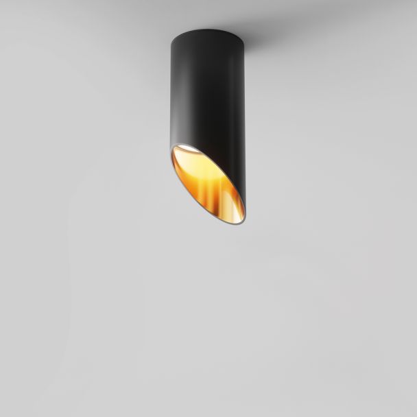 MAYTONI C044CL-01-15GU10-B Lipari lampa sufitowa czarny,złoty