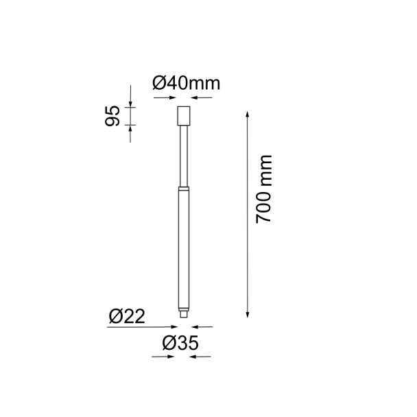 ANTIGO 1098 ASTAKO Y lampa natynkowa 3000K