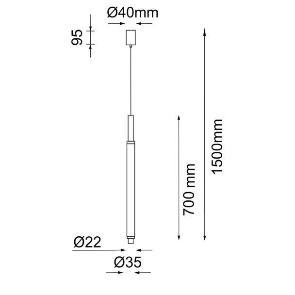 ANTIGO 5230 ASTAKO Z lampa zwieszana 3000K