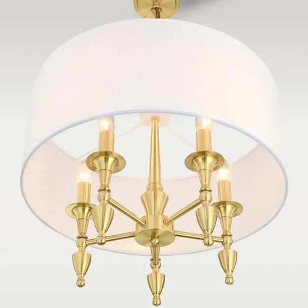 COSMOLIGHT Lampa wisząca AUSTIN P05197BR-WH