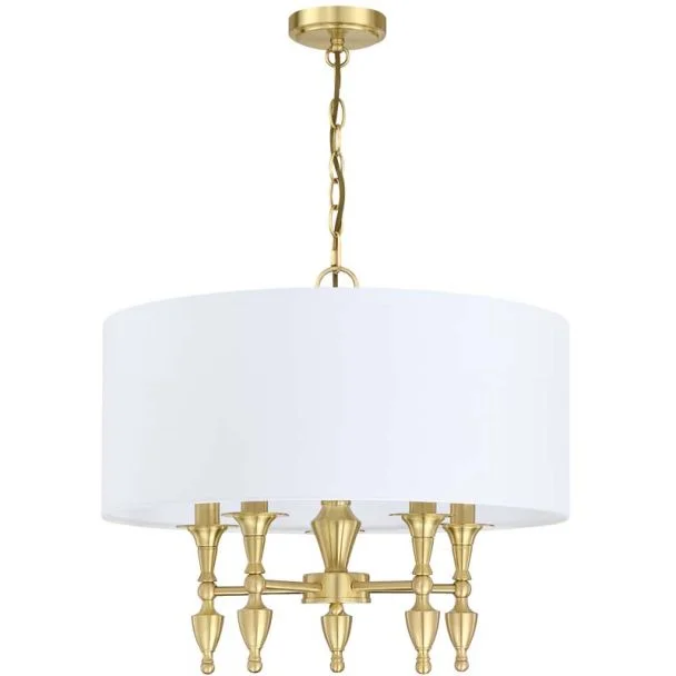 COSMOLIGHT Lampa wisząca AUSTIN P05197BR-WH