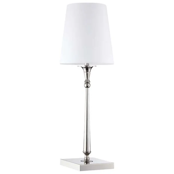 COSMOLIGHT Lampa stołowa AUSTIN T01210NI-WH