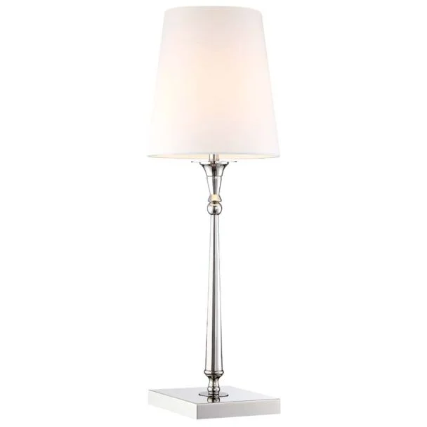 COSMOLIGHT Lampa stołowa AUSTIN T01210NI-WH