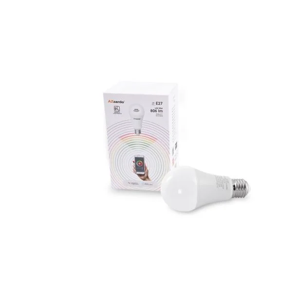 AZZARDO AZ3213 WIFI LED BULB E27 10W DIMM+RGB+CCT żarówka biały