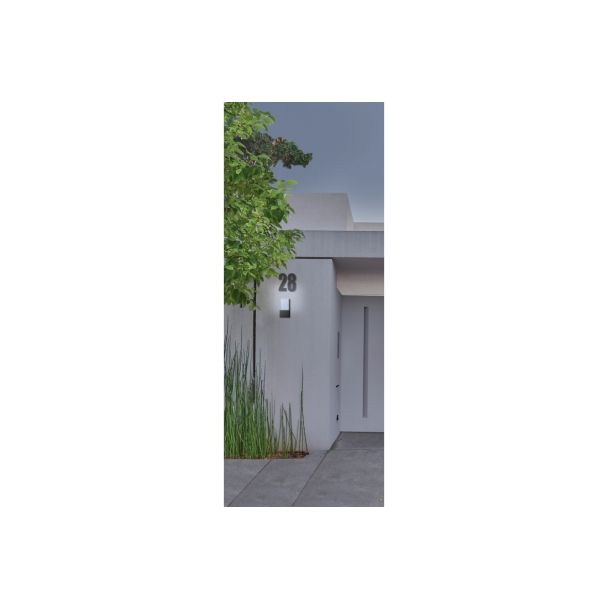 AZZARDO AZ4347 ARIDA DGR lampa ścienna szary