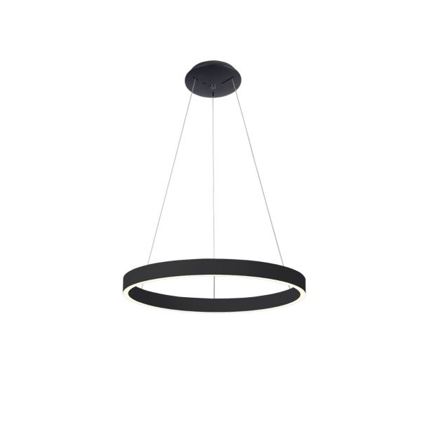 AZZARDO AZ5102 ANDREA 100 3000K DIMM (25W+65W) BK lampa wisząca czarny,biały