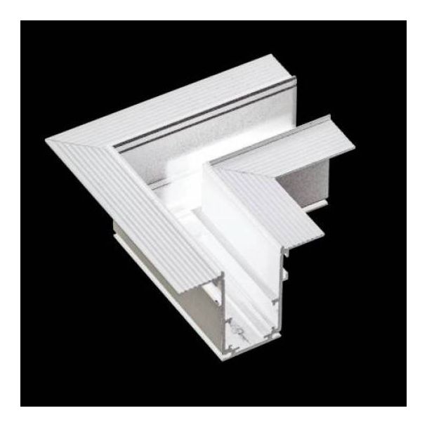 AZZARDO AZ5163 BETA TRACK MAGNETIC57 230V CORNER90 A GIPS1 WH biały
