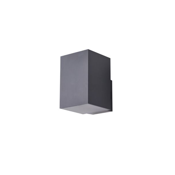 AZZARDO AZ5229 ROLAND SQ WALL IP65 DGR lampa ścienna szary