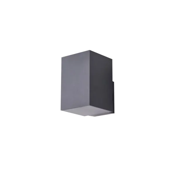 AZZARDO AZ5229 ROLAND SQ WALL IP65 DGR lampa ścienna szary