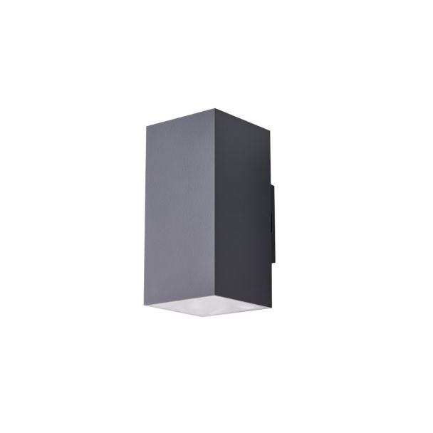 AZZARDO AZ5231 ROLAND 2 SQ WALL IP65 DGR lampa ścienna szary