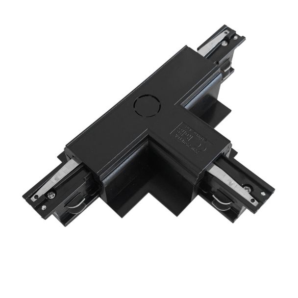 AZZARDO AZ5440 TRACK 3LINE T CONNECTOR LEFT GIPS BK czarny