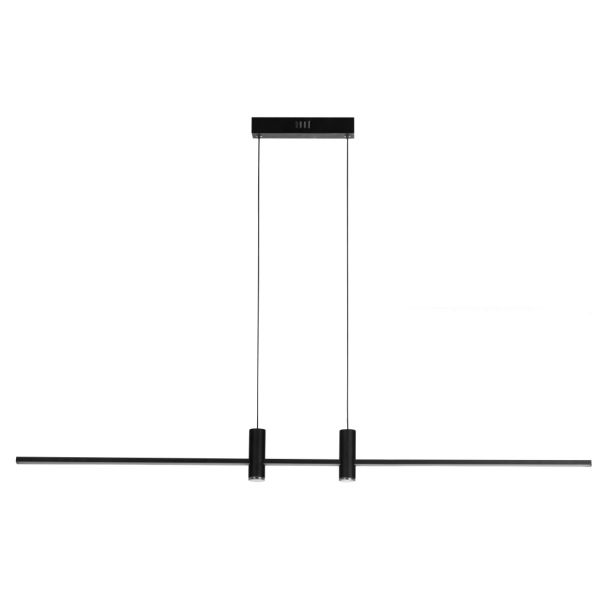 AZZARDO AZ5447 GERARDO PENDANT CCT DIMM BK + pilot lampa wisząca czarny