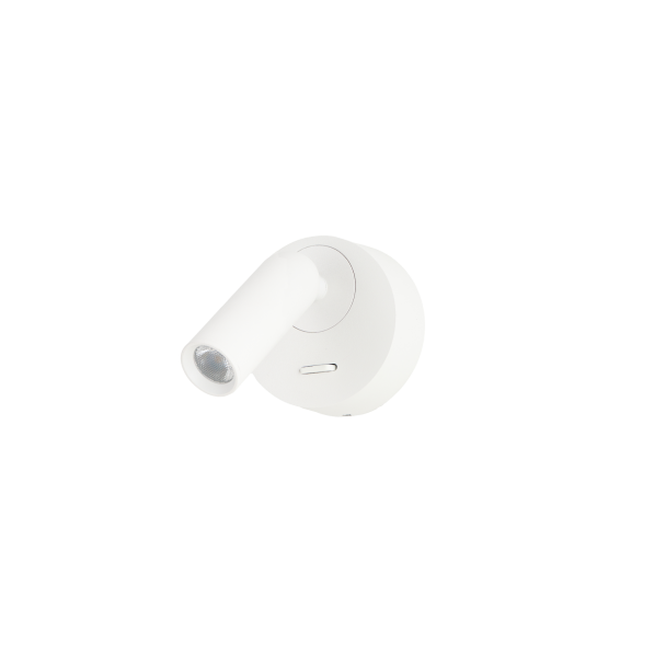 AZZARDO AZ5627 LUGANO ROUND WALL WH