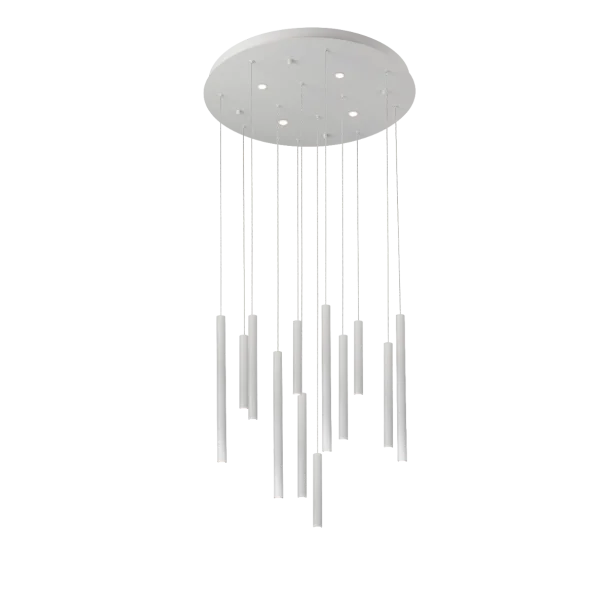 AZZARDO AZ5746 ILIOS 12 PENDANT 3-STEP DIMM WH