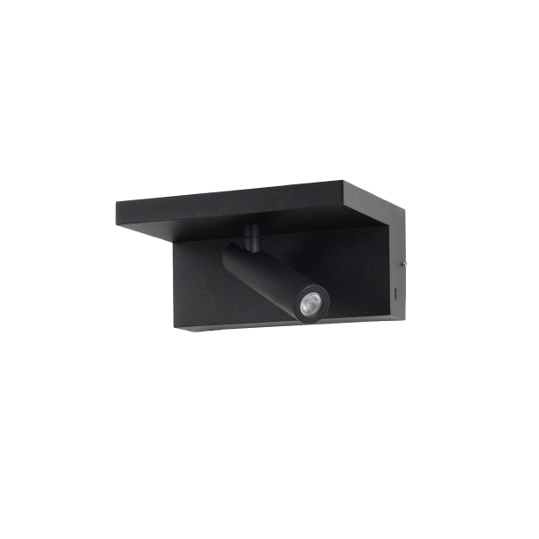 AZZARDO AZ5910 HYLLA WALL NFC CHARGER BK