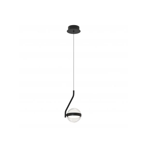 AZZARDO AZ7196 ASTRID 1 PENDANT BK