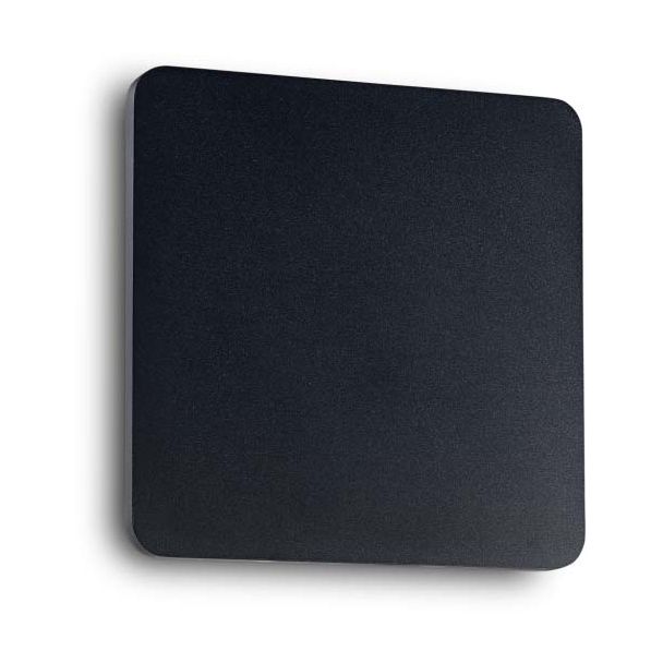IDEAL LUX COVER AP1 SQUARE SMALL NERO 195766