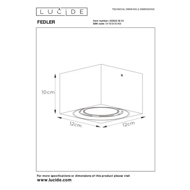 LUCIDE FEDLER 09922/12/31 SUFITOWA REFLEKTORY