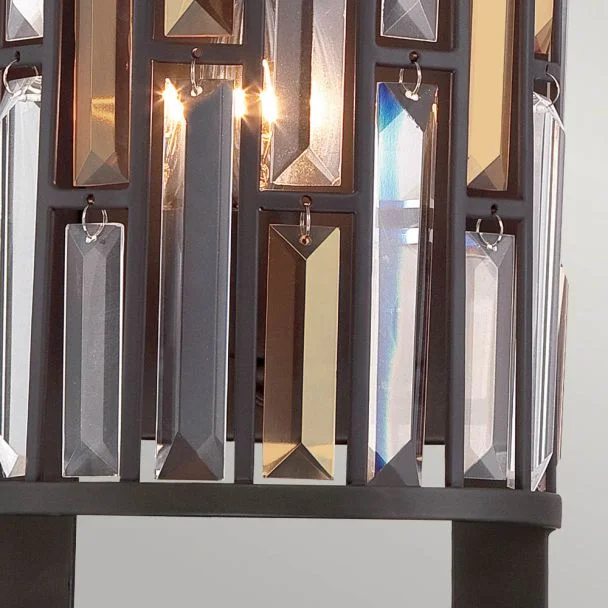 ELSTEAD GEMMA HK/GEMMA2/B VBZ 2Lt Wall Light