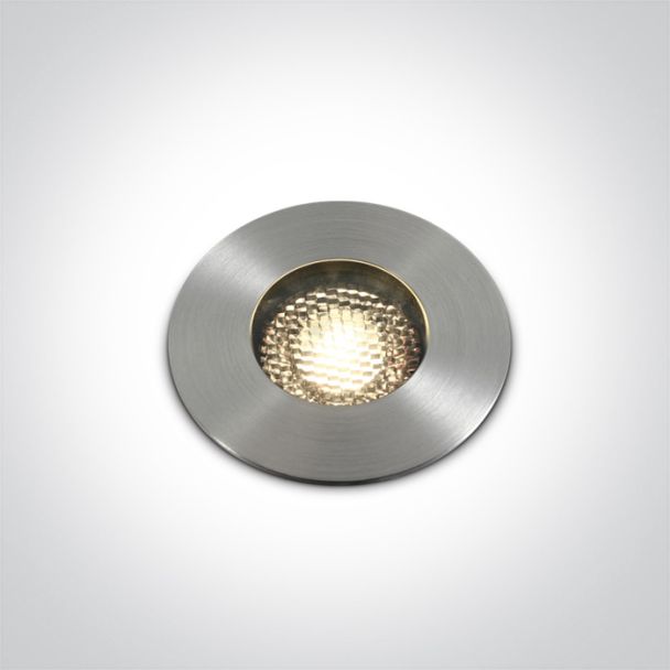 ONE LIGHT 69052A/W Karea 2 aluminiowy wpust COB LED o strukturze plastra miodu 13W IP67