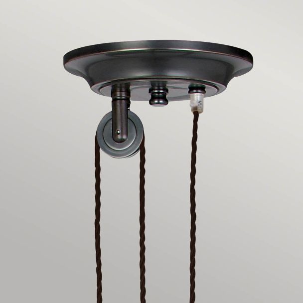 ELSTEAD PROVENCE PV/P OB 1Lt Rise & Fall Pendant