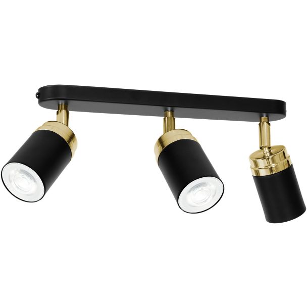LUMINEX 5165 spot Reno black/gold 3