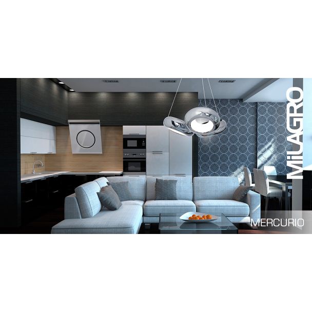 MILAGRO 329 LAMPA WISZĄCA MERCURIO 36W LED