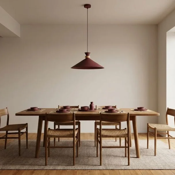 EMIBIG 1751/1M OLIVO 1M BURGUNDY Lampa wisząca