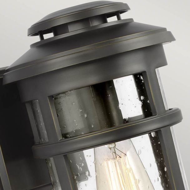 ELSTEAD Newport FE-NEWPORT-M-ANBZ 1 Light Wall Lantern