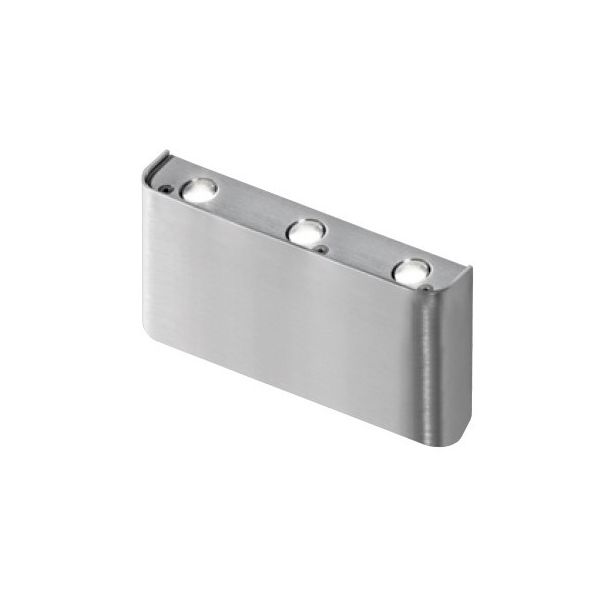 AZZARDO GM1300-ALU / AZ0766 Ginno 3 (aluminium) Lampa ścienna / kinkiet