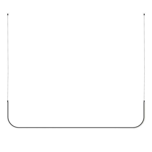 Step into Design MP0095-2 Lampa wisząca MINIMA-2 led czarna 80 cm