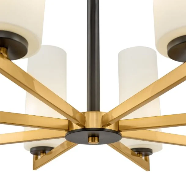 MAYTONI MOD089PL-08BS Modern Fortano Chandelier Brass