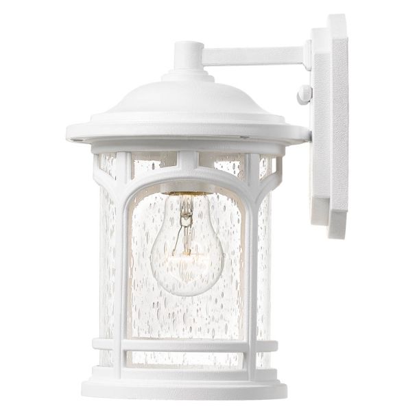 ELSTEAD Marblehead QZ-MARBLEHEAD-S-WHT 1 Light Wall Lantern