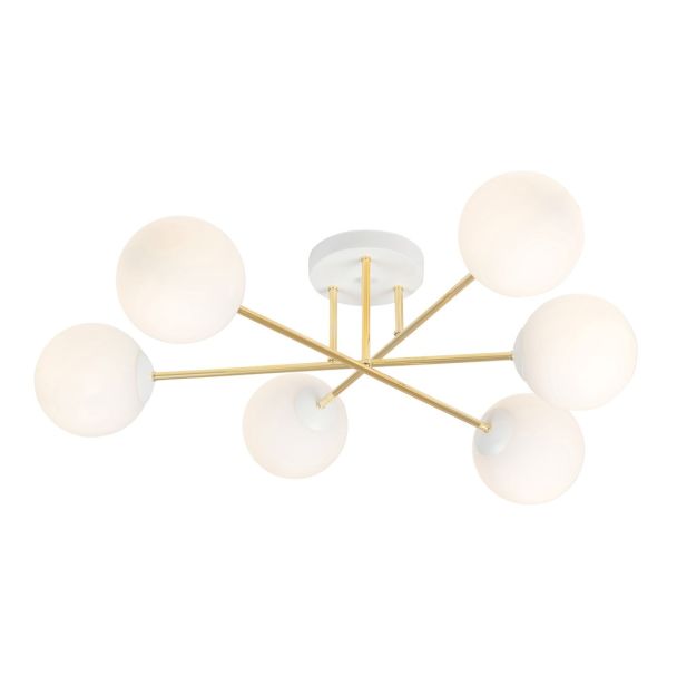 EMIBIG 1234/6 LAMPA SUFITOWA MAGNUM 6 WH OPAL
