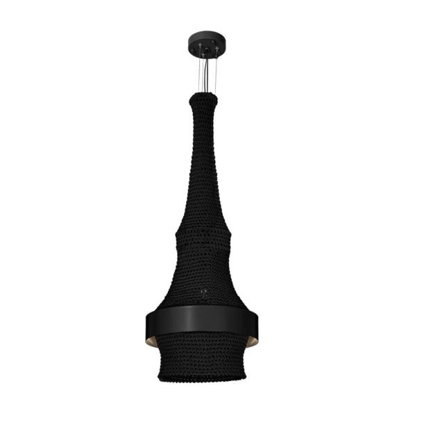 ANTIGO Lampa wisząca Dota I - Czarna (400 mm) 3000K 5036