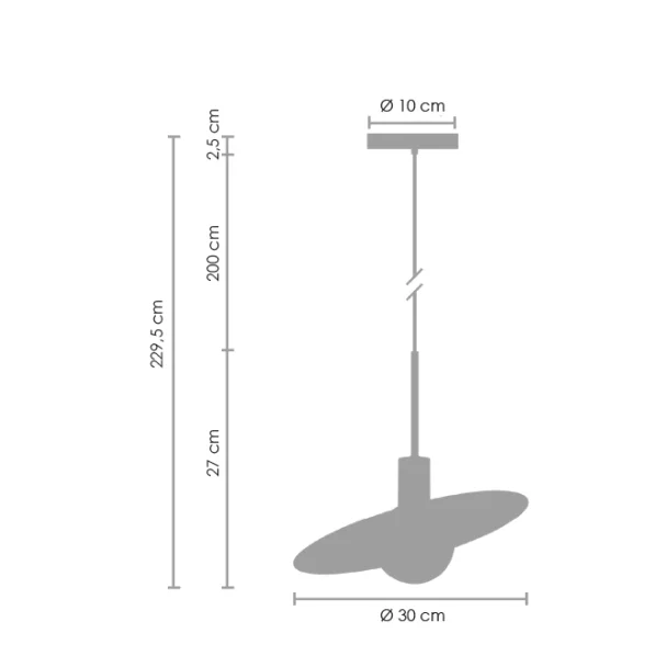 Step into Design ST-1737M Lampa wisząca JUPITER złota 30 cm