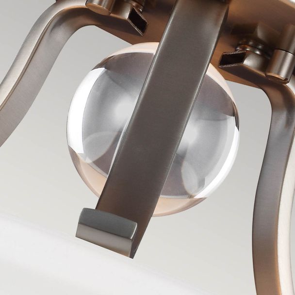 ELSTEAD Evington FE-EVINGTON-SF-SN 2 Light Semi-Flush - Satin Nickel